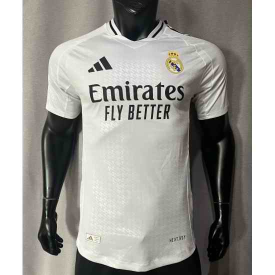 Men 2024 Soccer Jersey Real Madrid CF White